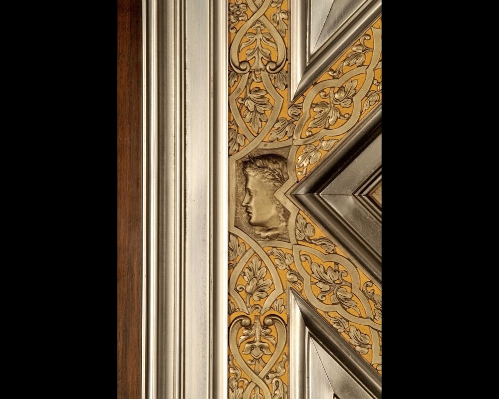АДОЛЬФ БЕРГ  Великолепная пара дверей в стиле нео-Ренессанс -12