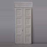 Двустворчатая дверь в стиле Неоклассицизма по рисунку Персье и Фонтена.