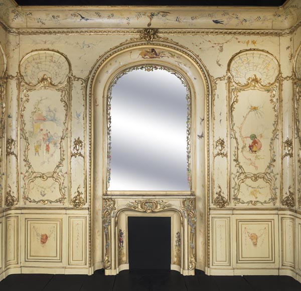 Panelled room with fine chinoiserie decoration from the Villa Les Cèdres,  King Leopold II’s residence  in Saint-Jean-Cap-Ferrat, Côte d’Azur_ru