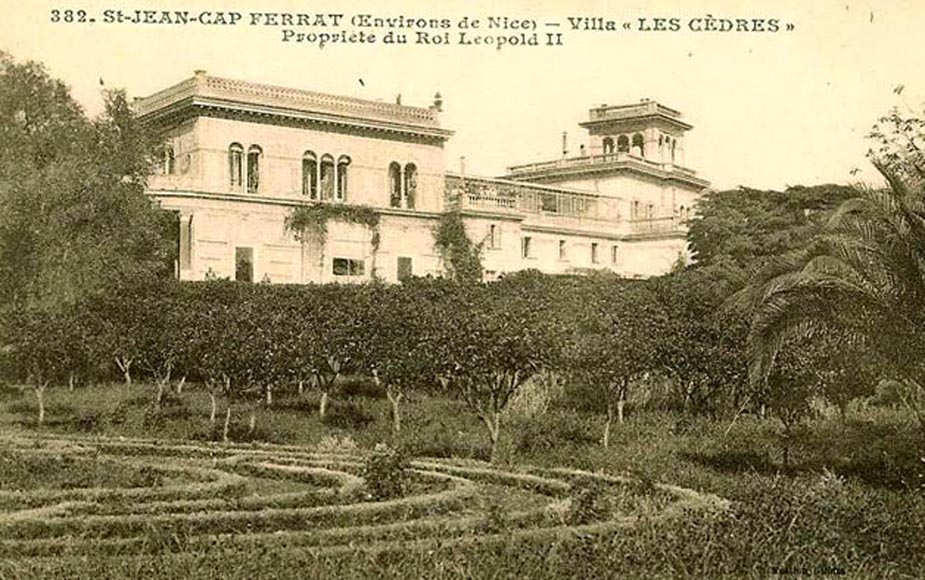 Panelled room with fine chinoiserie decoration from the Villa Les Cèdres,  King Leopold II’s residence  in Saint-Jean-Cap-Ferrat, Côte d’Azur_ru